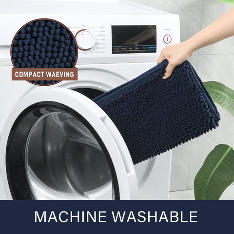 LOCHAS machine-washable rug for easy cleaning and longevity