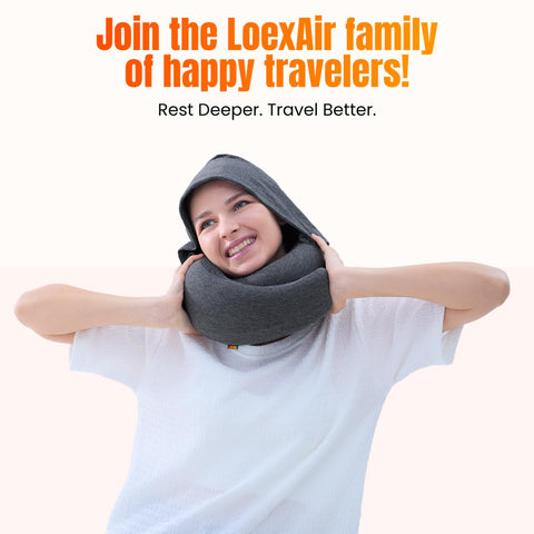 LOEXAIR Gift-ready pillow suitable for travelers