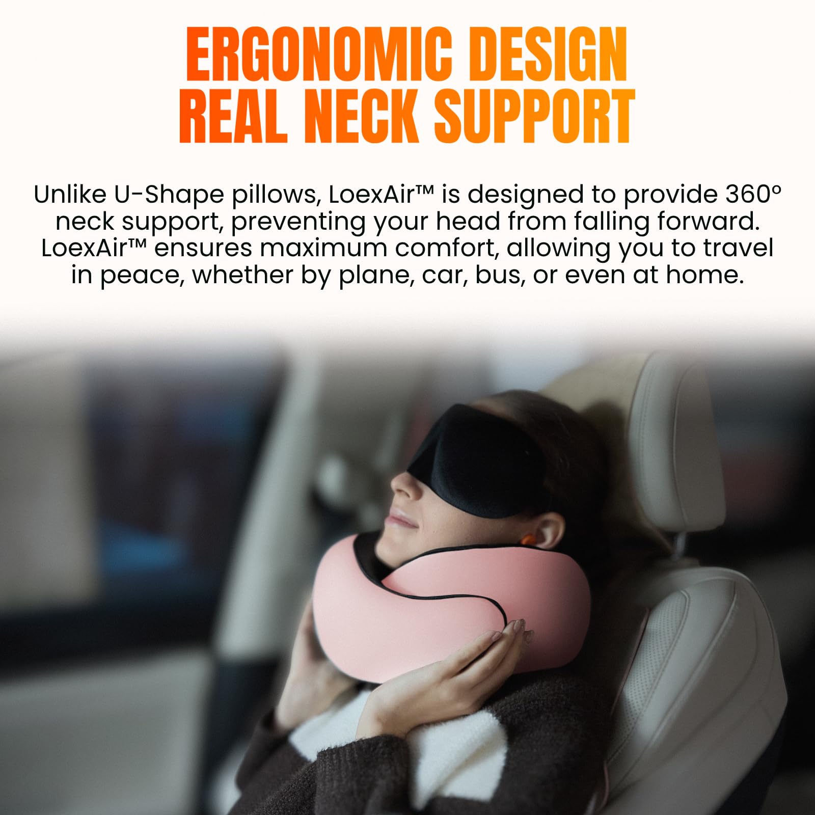 LOEXAIR memory foam returns quickly for immediate comfort.