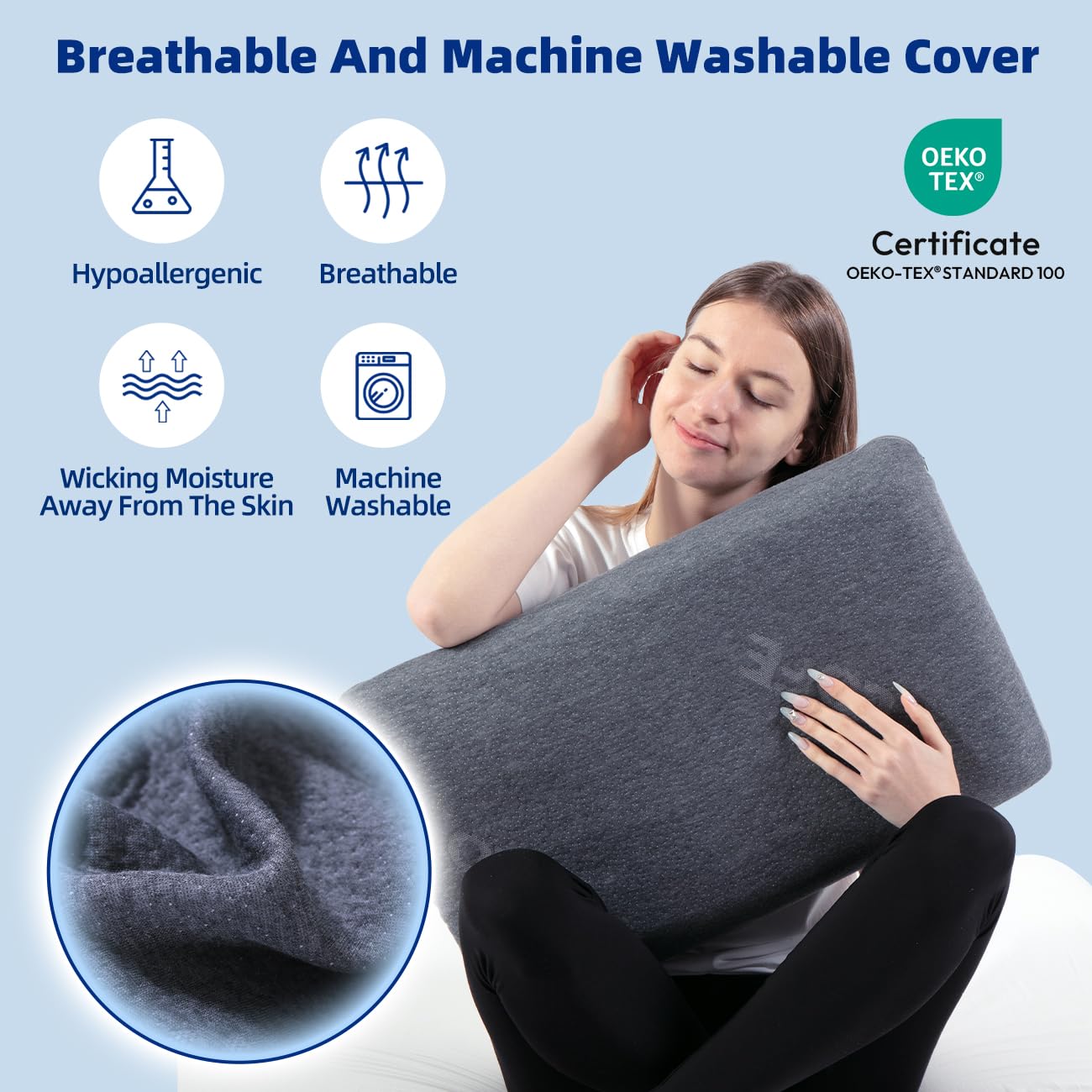 LOFE foam odor may fade after airing the pillow