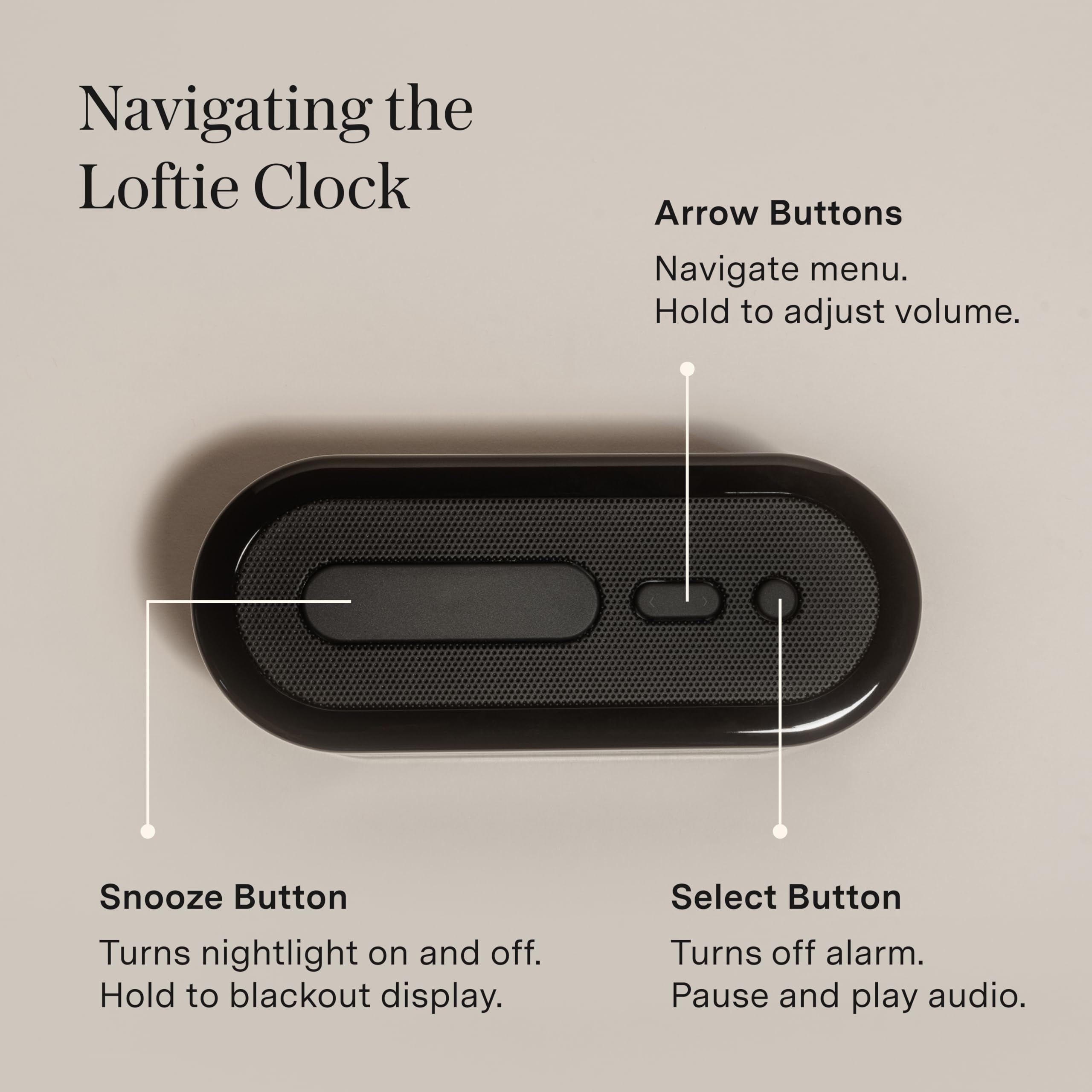 Loftie Bluetooth speaker for wireless audio playback