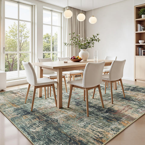 Lofus machine-washable rug for easy cleaning in busy homes.