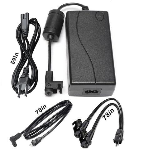 Lojiraz dual motor power supply with two-pin connector for wide compatibility