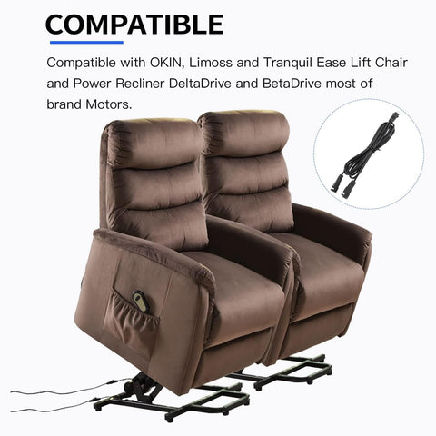 Lojiraz recliner power adapter includes a 24-month warranty