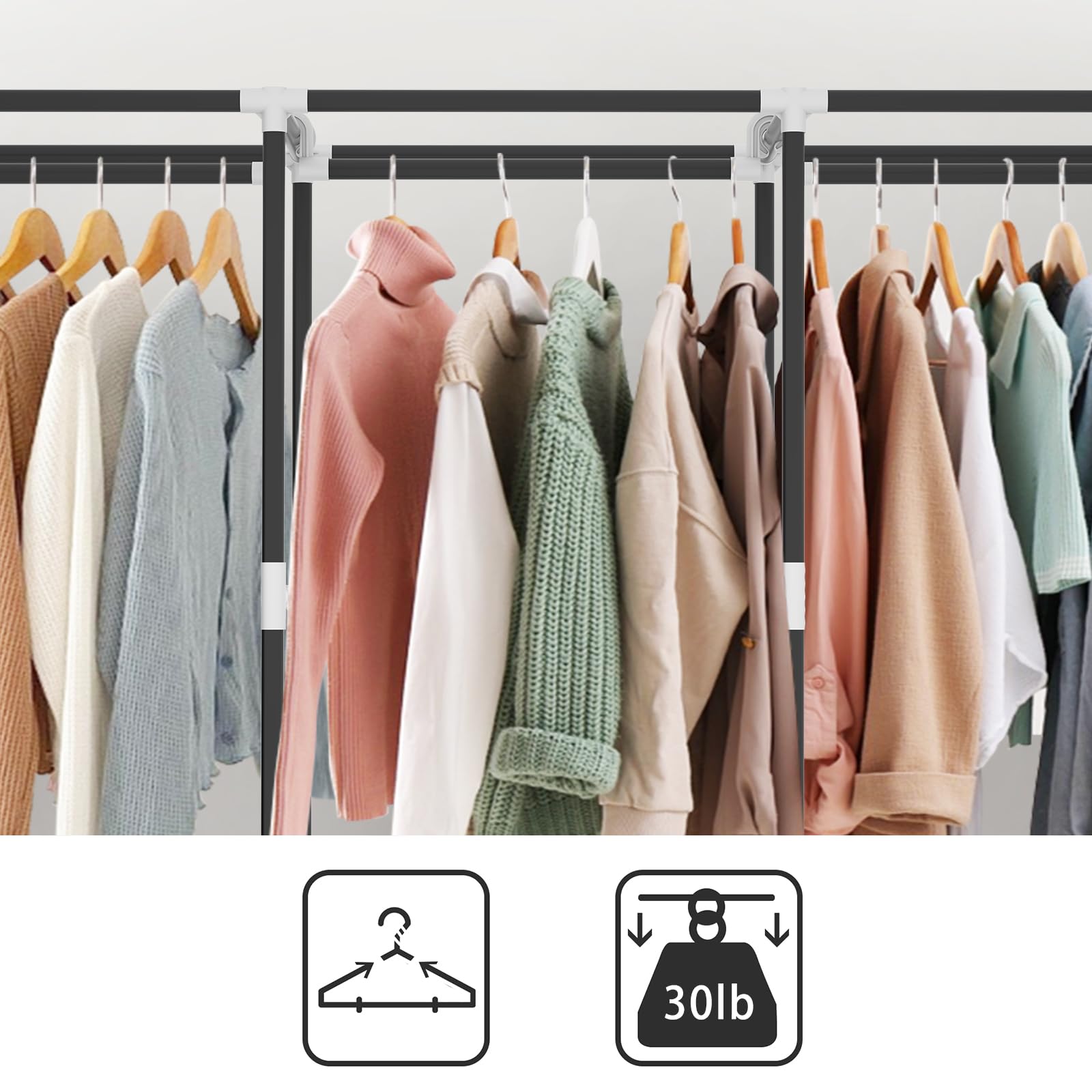 LOKEME Portable Closet in a living space demonstrates versatile placement in bedrooms or dorms.