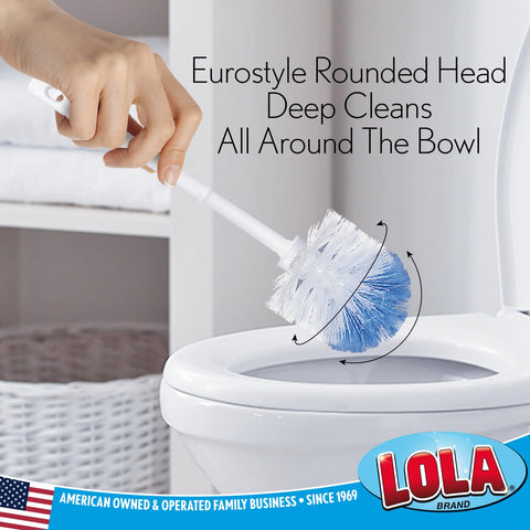 LOLA Classic Toilet Brush ergonomic handle for comfortable daily use.