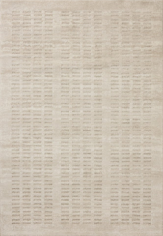 Loloi Amber Lewis Monty abstract pattern in living room adds versatile neutral style