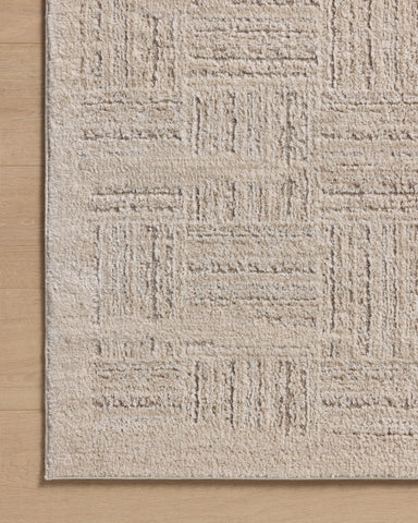 Loloi Monty rug in bedroom with calm tones