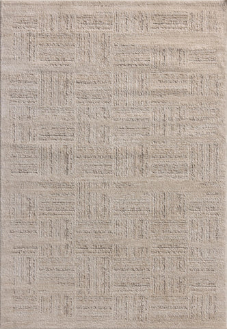 Loloi Amber Lewis Monty rug ivory-taupe tones in living room setup