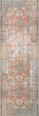 Loloi Loren low-pile rug durable for high-traffic areas.