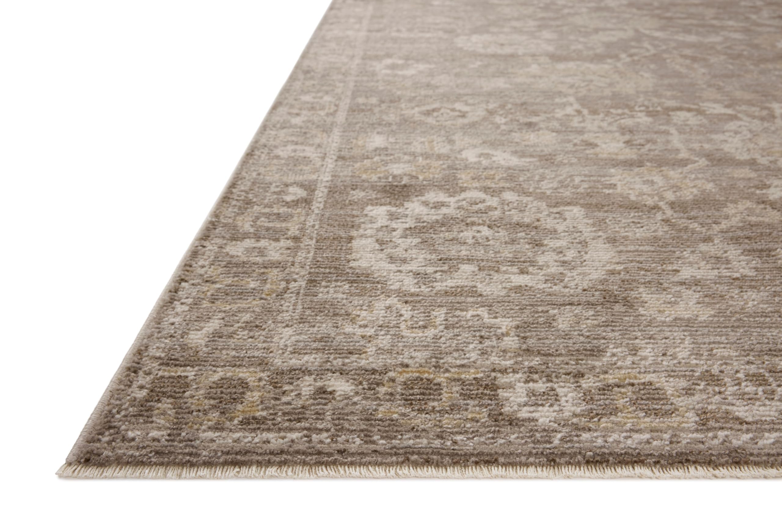 Loloi Magnolia Pace PAC-03 taupe-wheat entryway rug adds subtle warmth.