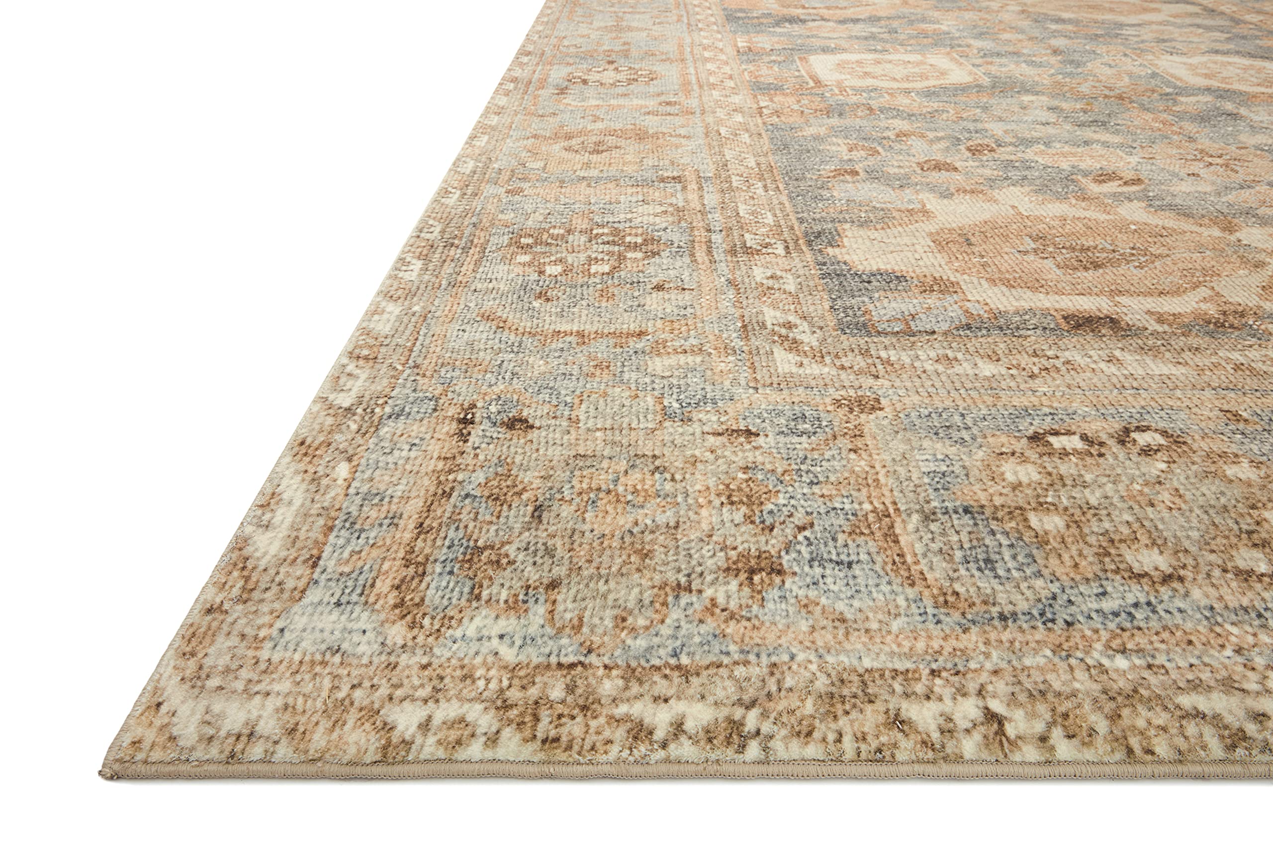 Loloi Margot MAT-03 Ocean Spice design adds vintage inspired elegance