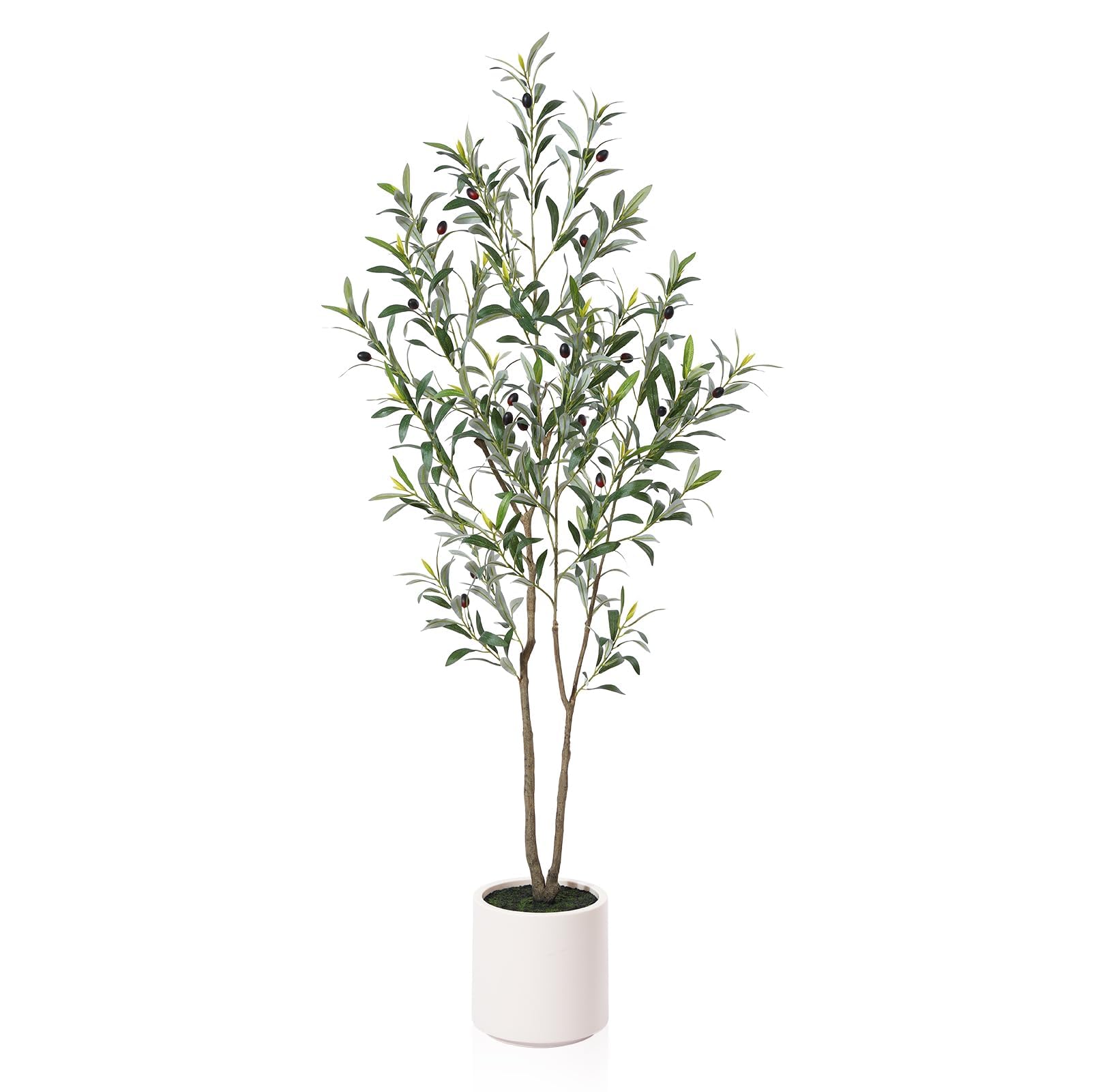 LOMANTO artificial olive tree trunk detail for durable structure and realistic texture