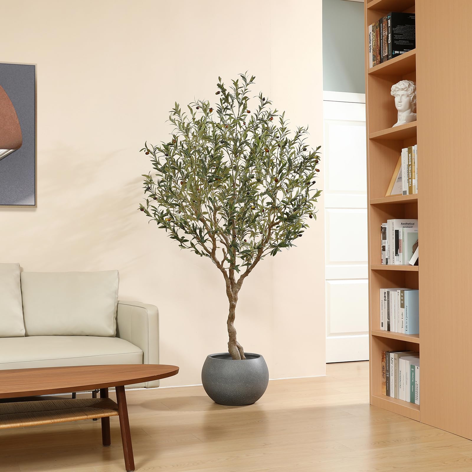 LOMANTO leaves and lifelike olives for natural appearance