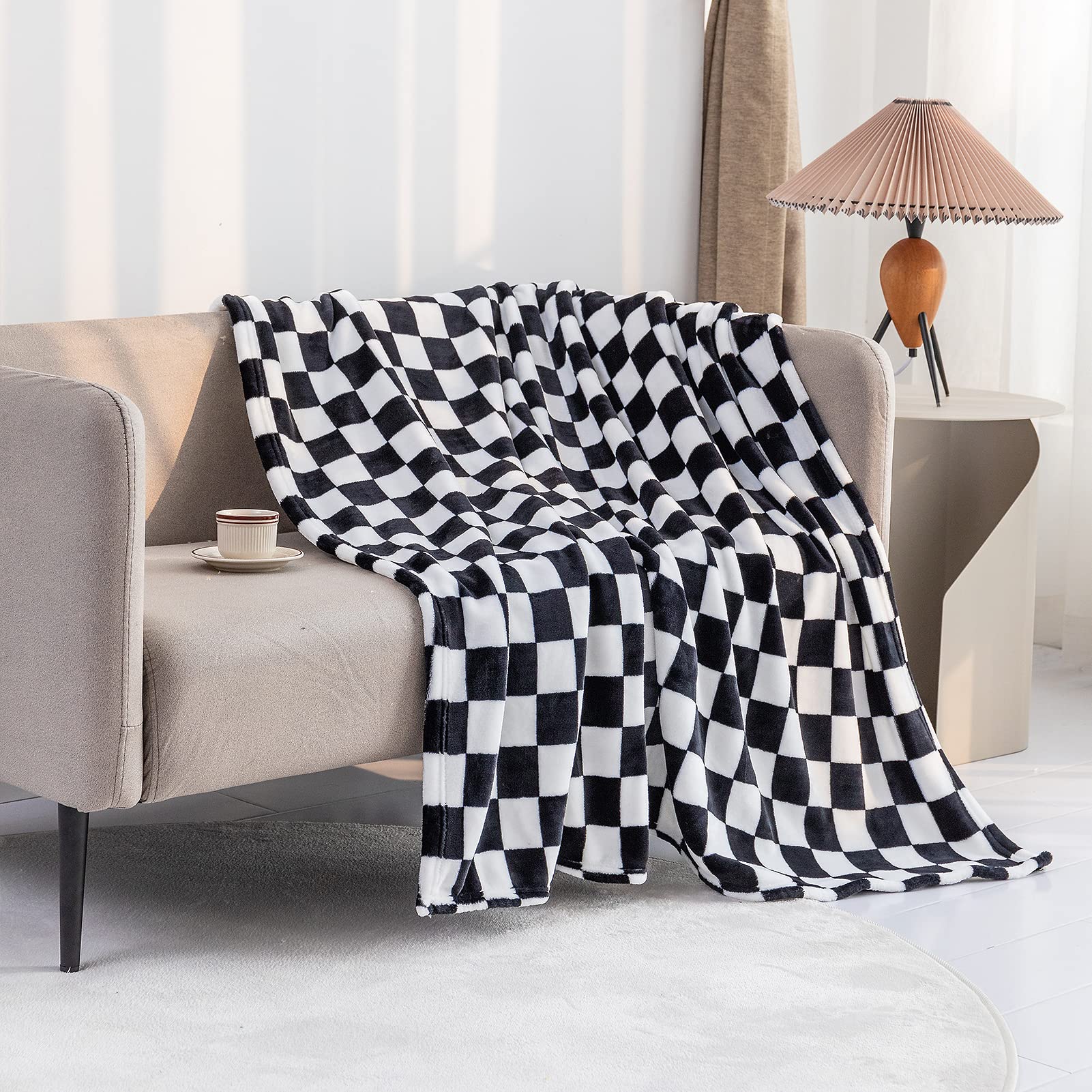 LOMAO warm cozy bed blanket 60x80 for all-season comfort.
