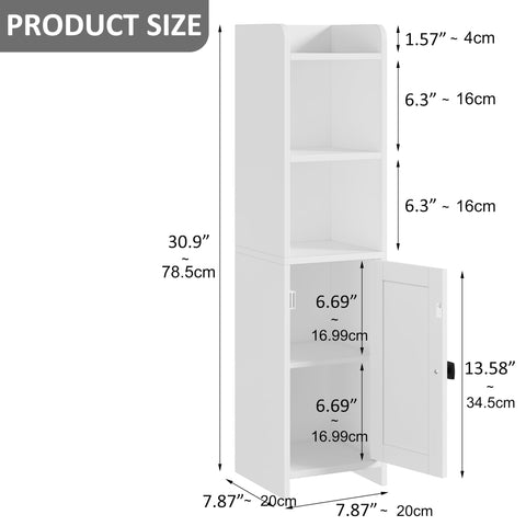 Lomojo corner shelving with adjustable shelves offers flexible organization.