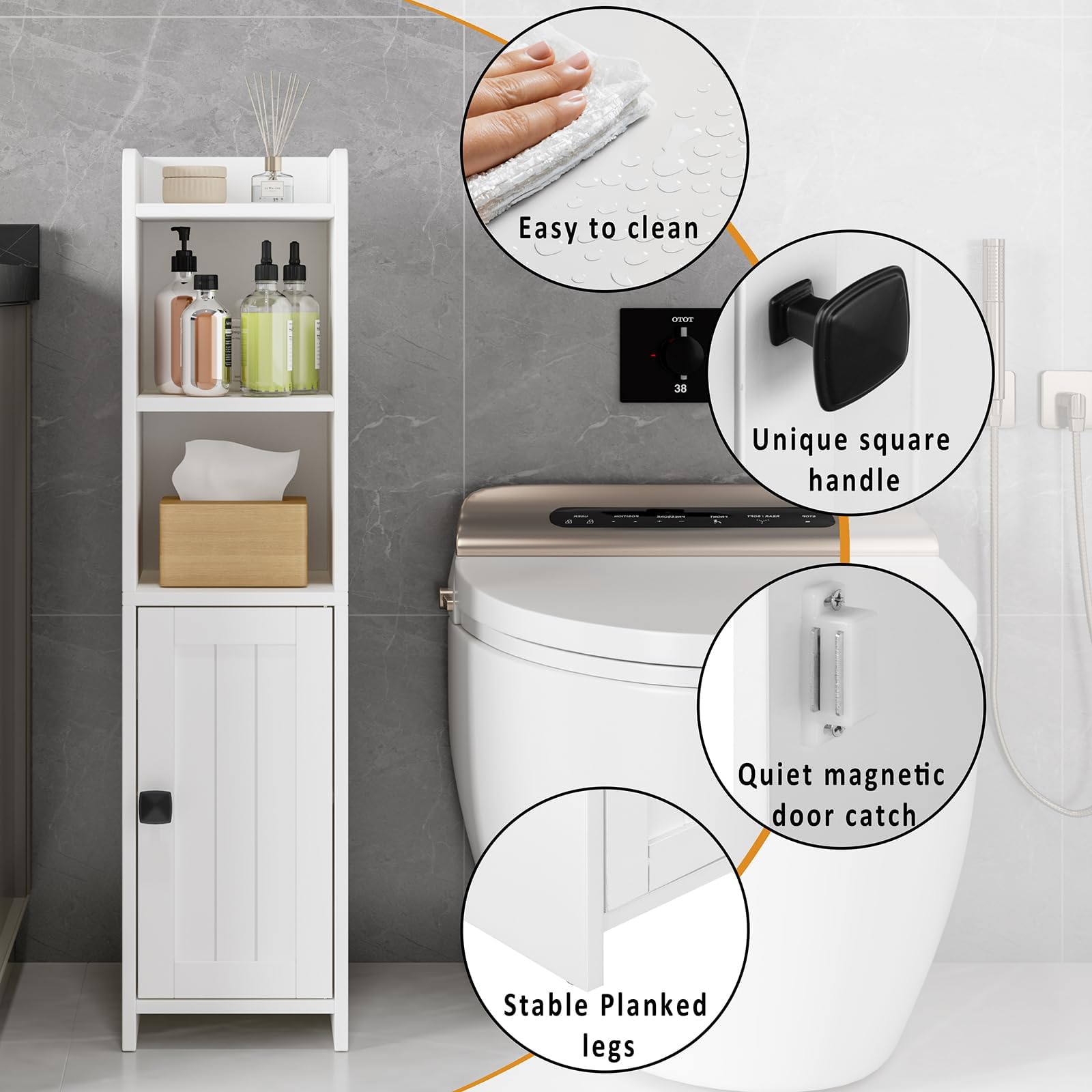 Lomojo easy installation with numbered parts ensures straightforward setup.