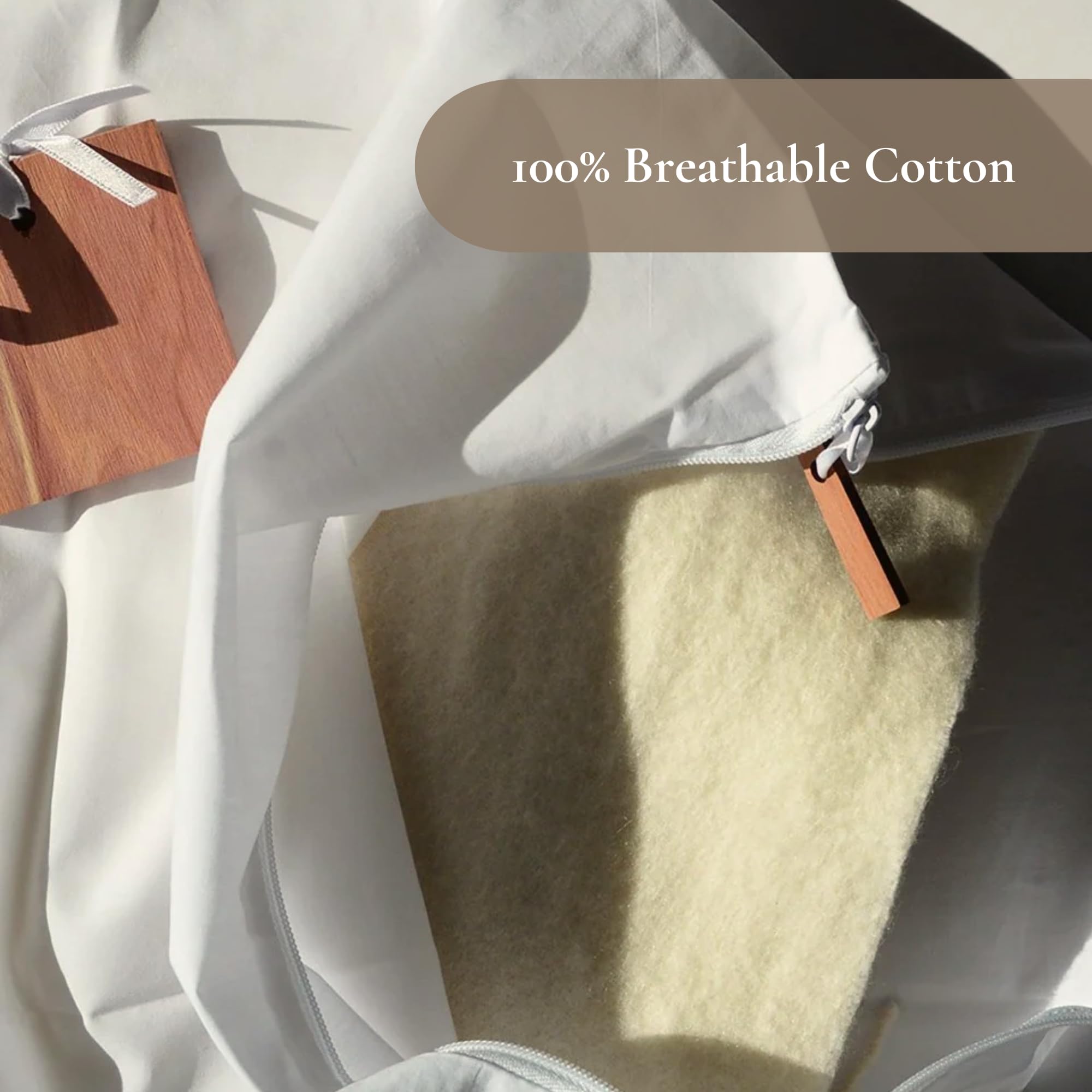 Lona Scott 17x14 bags hold two sweaters for organized storage.