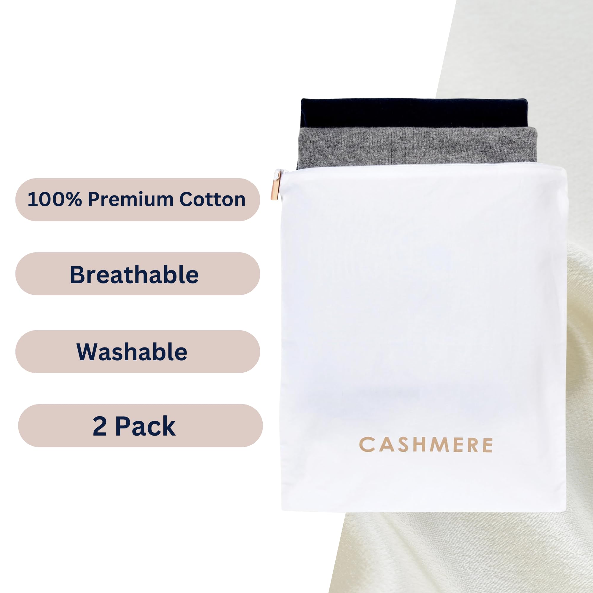 Lona Scott soft breathable cotton keeps garments comfortable and fresh.