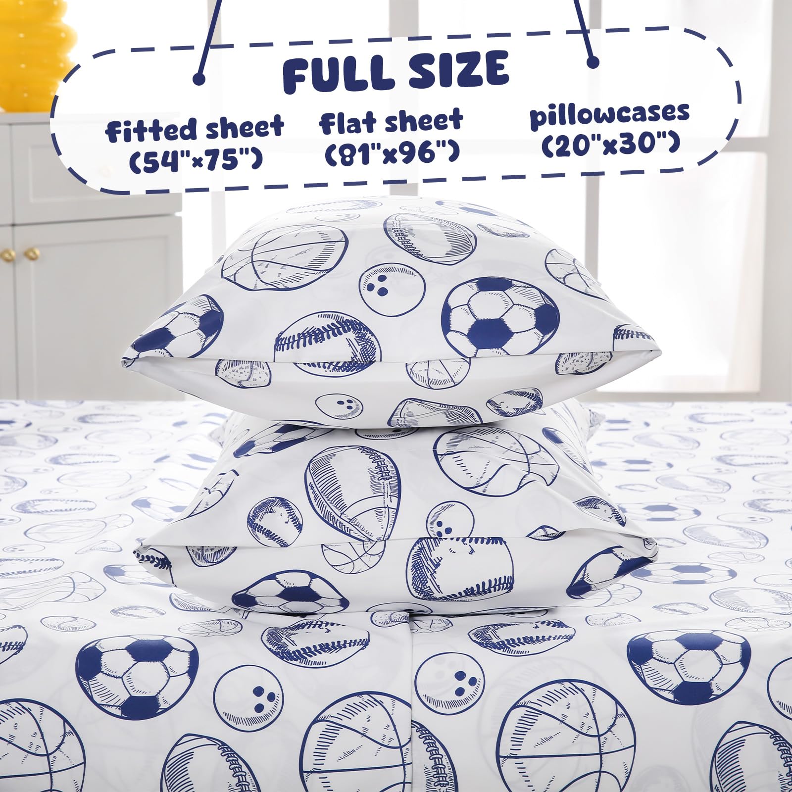 Lonava fitted sheet with deep 16-inch pockets for secure fit