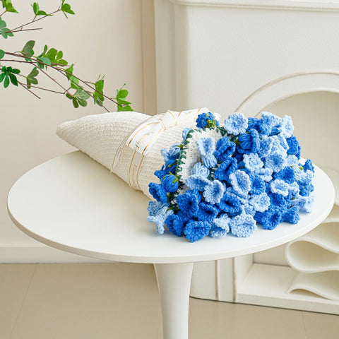 Longhui Bedding crochet flower bouquet blanket, a cozy decorative throw for stylish rooms.