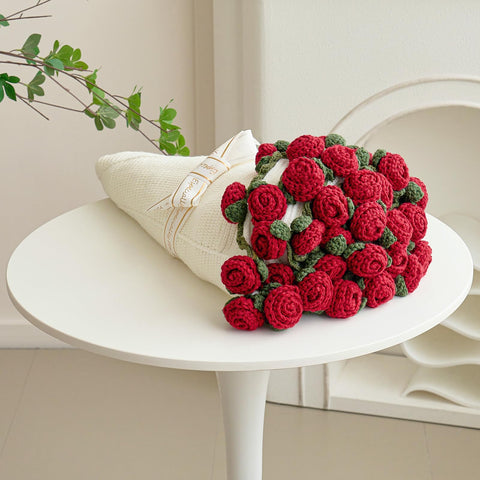 Longhui Bedding crochet flower bouquet throw blanket, versatile decor and cozy warmth.