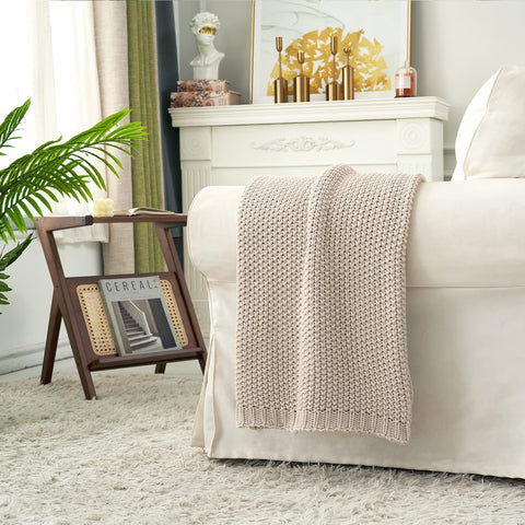 Longhui Bedding organic cotton throw, soft nursery companion