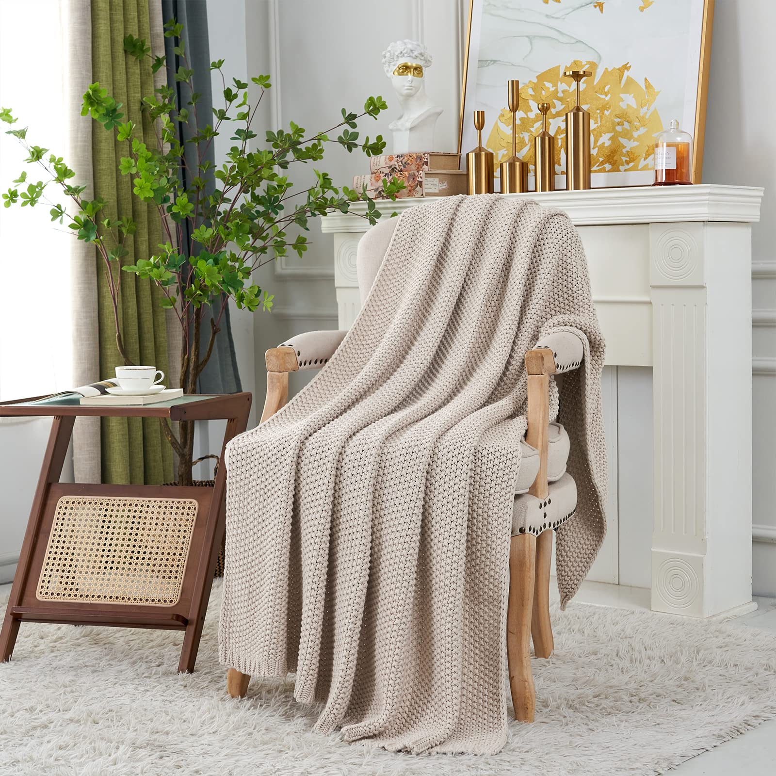 Longhui Bedding cozy 60x80 throw for bed or couch naps.