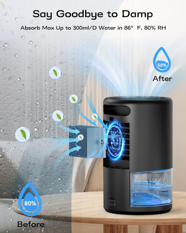 Lonxfy dehumidifier operates quietly for peaceful bedroom nights.