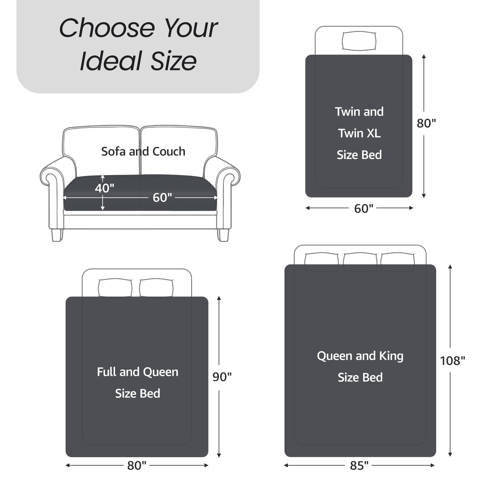 All-season LOOBANI cozy couch blanket offering warmth and protection