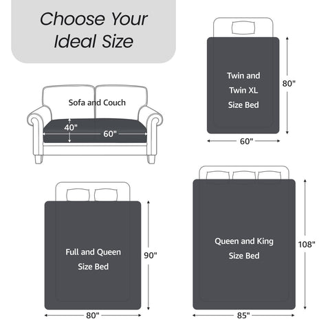 All-season LOOBANI cozy couch blanket offering warmth and protection