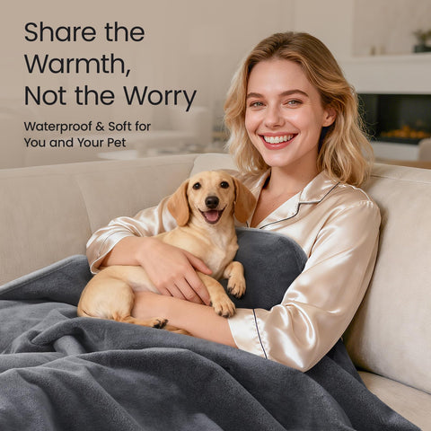 LOOBANI soft flannel surface for lounging on the couch
