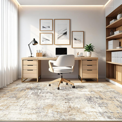LOONGRUG bedroom-nursery-playroom rug adapts to daily activities.