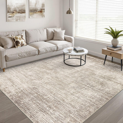 LOONGRUG kids room rug provides soft surface for playing safely.