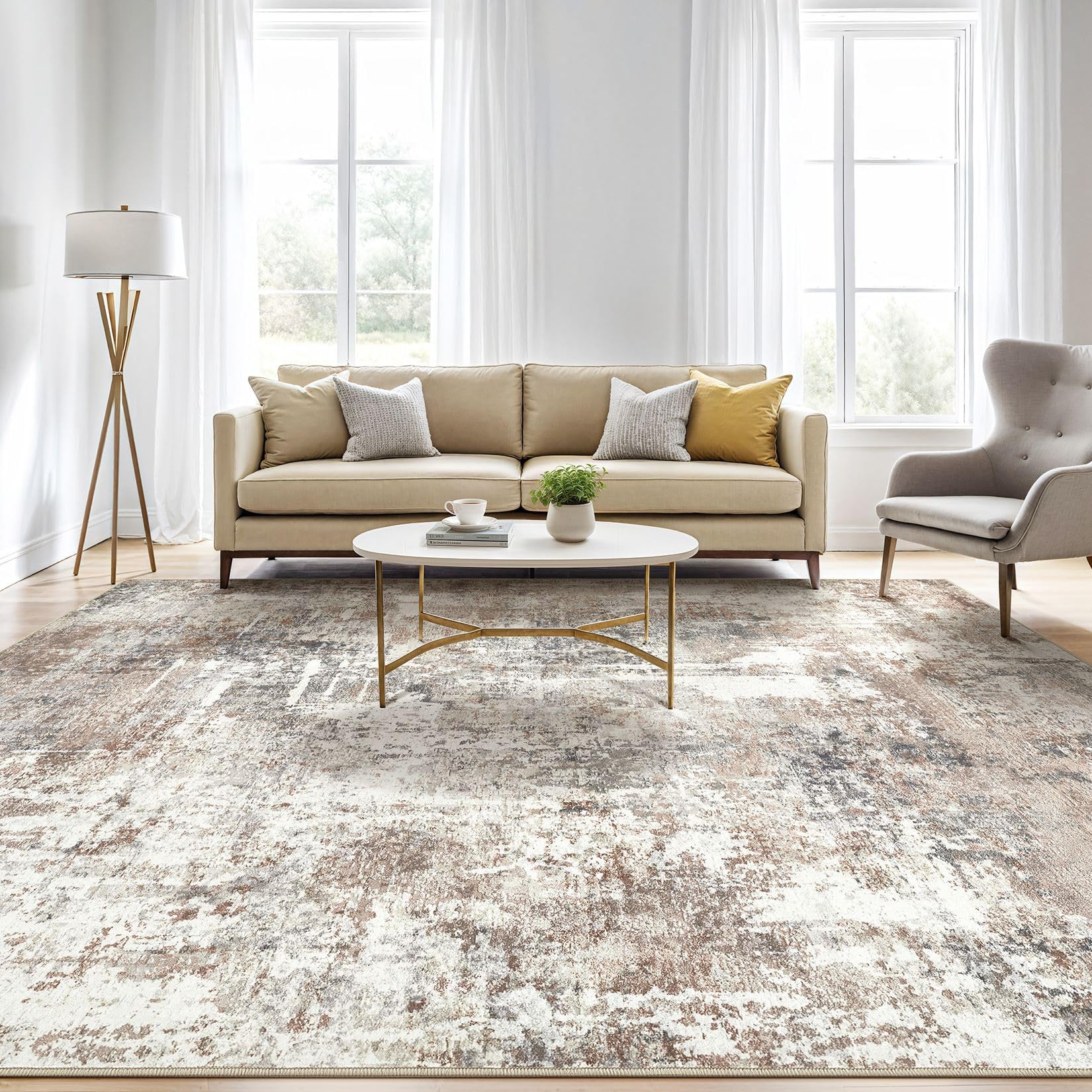 Loongrug stain-resistant indoor rug designed to handle spills easily.