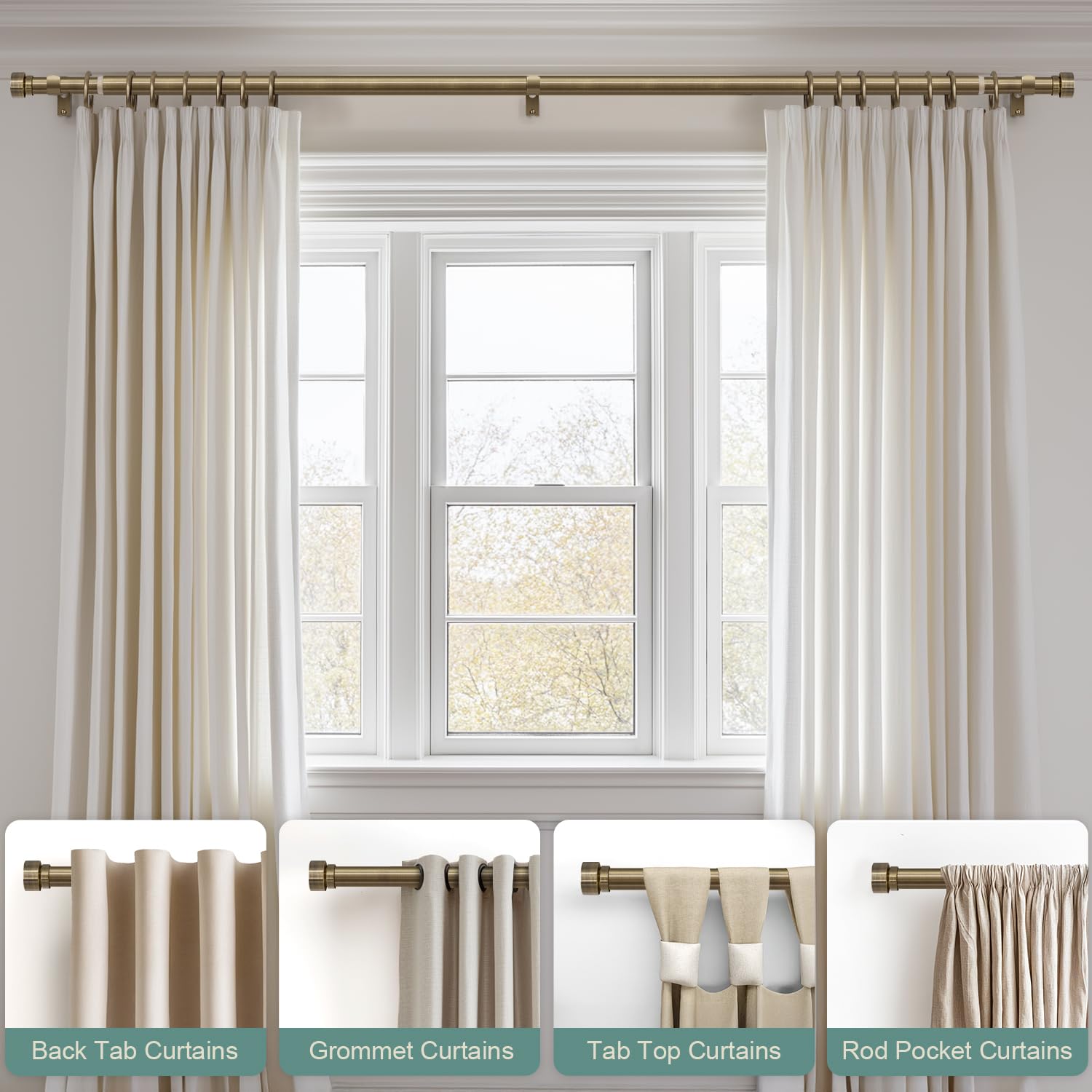 Lootkell adjustable brackets simplify fitting in varied window spaces.