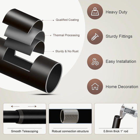 Lootkell bedroom and living room decor ensemble with this rod