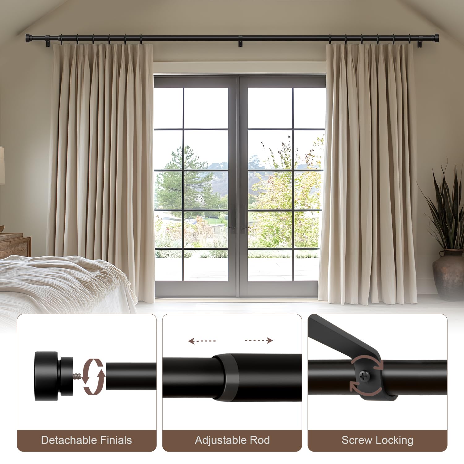 Lootkell brackets and screws included for quick, secure installation
