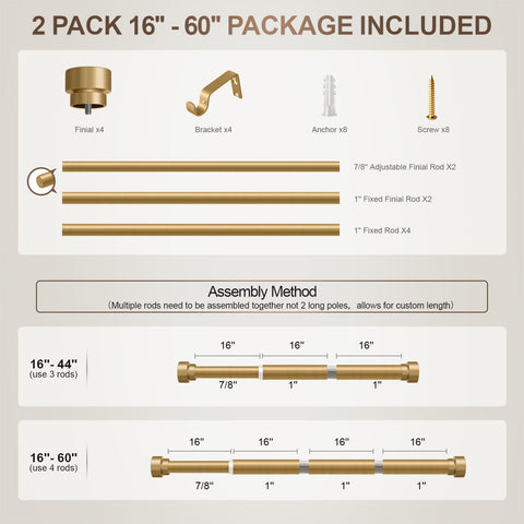 Lootkell supports drapes up to 33 pounds for flexible weights.