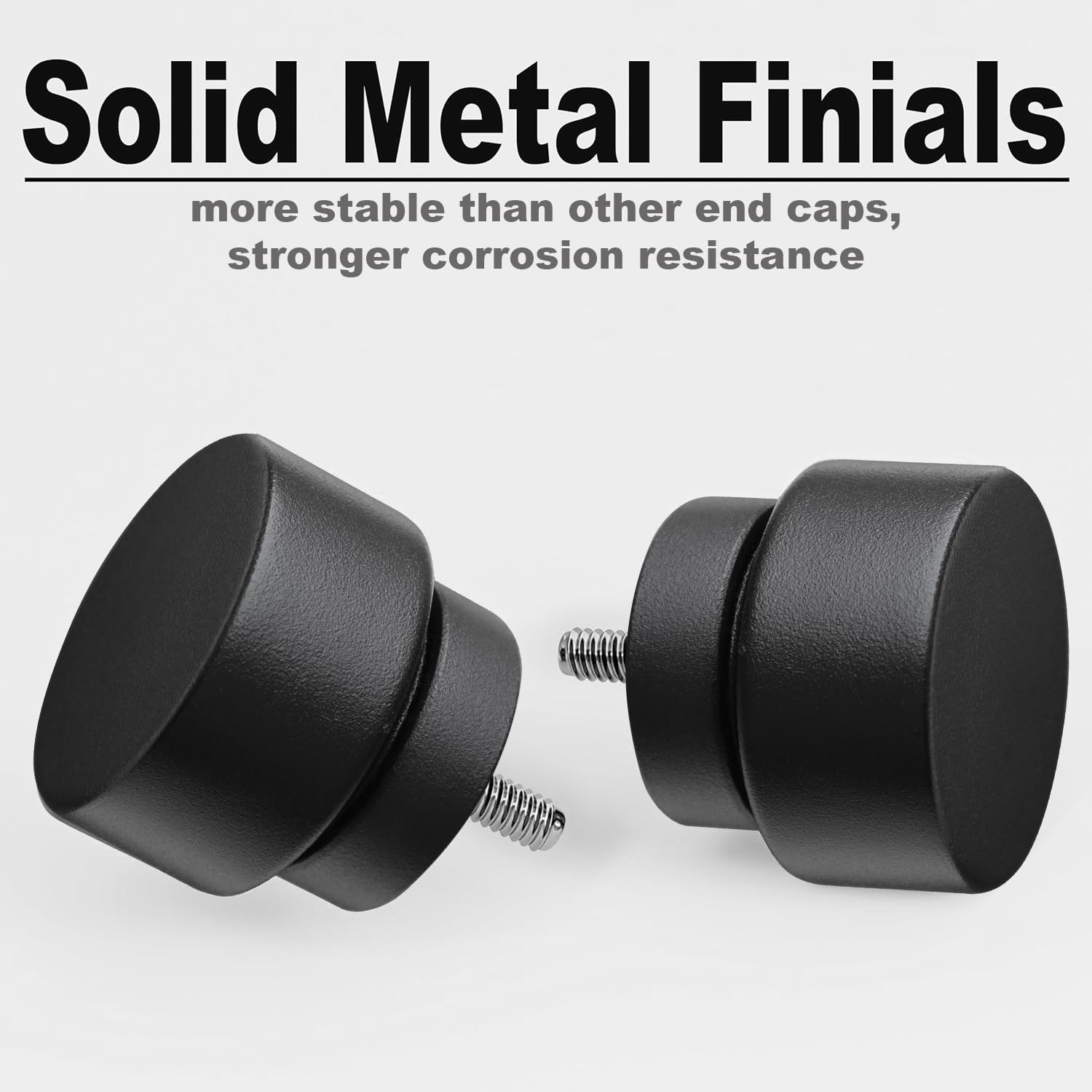 Lootkell 1-inch diameter heavy-duty curtain rod offers durable drapery support