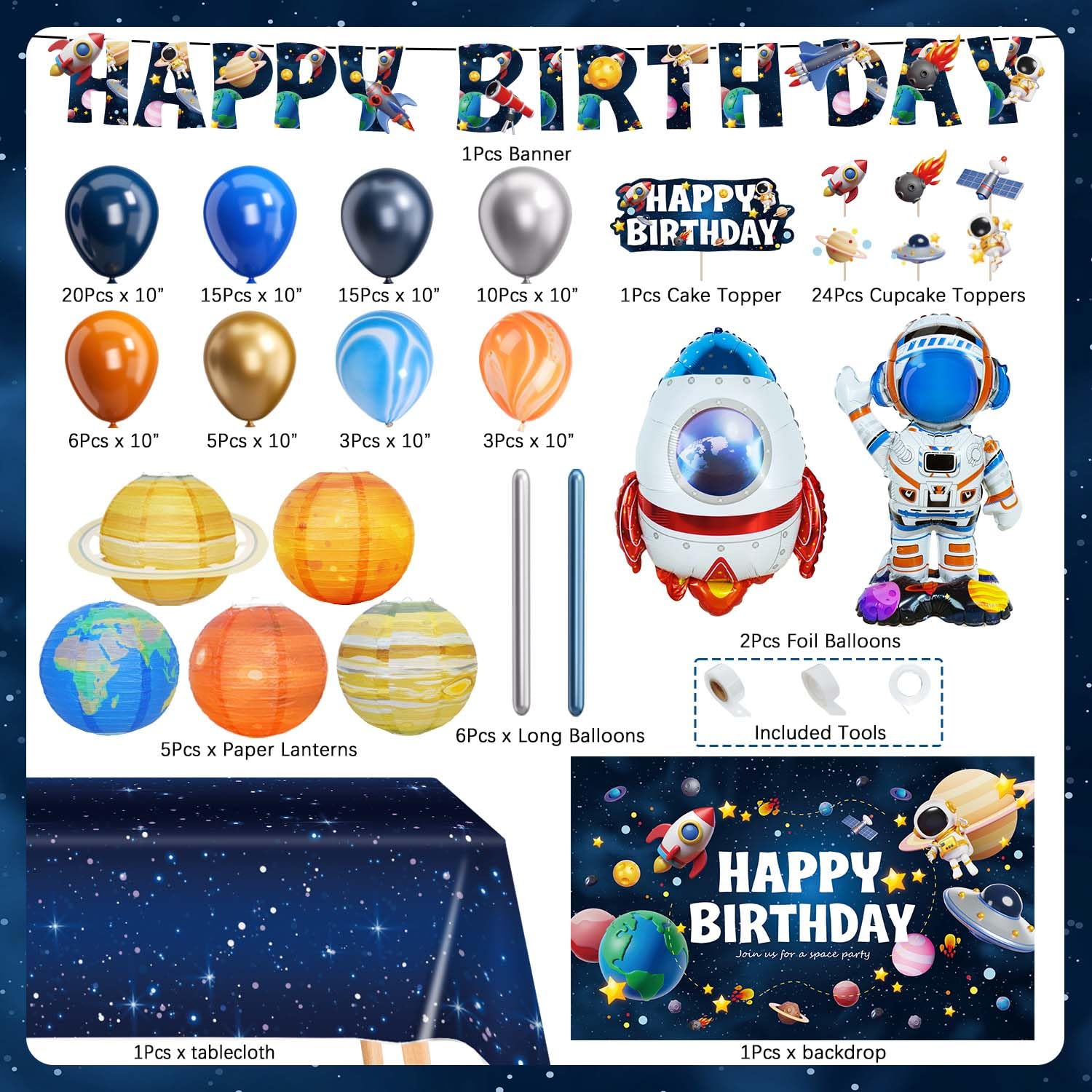 Lopeastar cupcake topper set brings tasty space accents