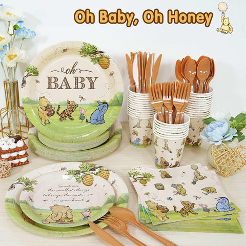 Lopeastar Winnie Bear cups provide easy serving and party ambiance