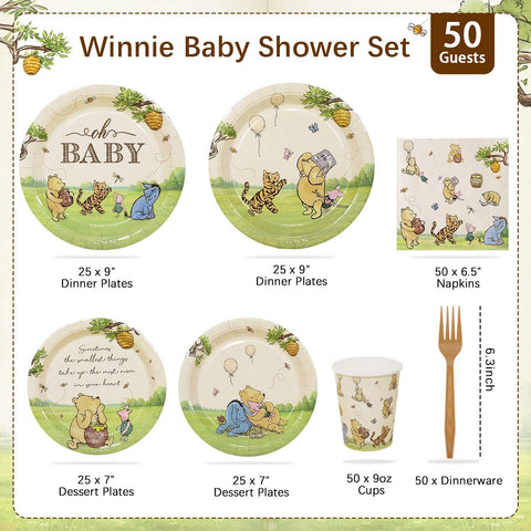 Lopeastar Winnie illustration prints evoke timeless Pooh-inspired charm.