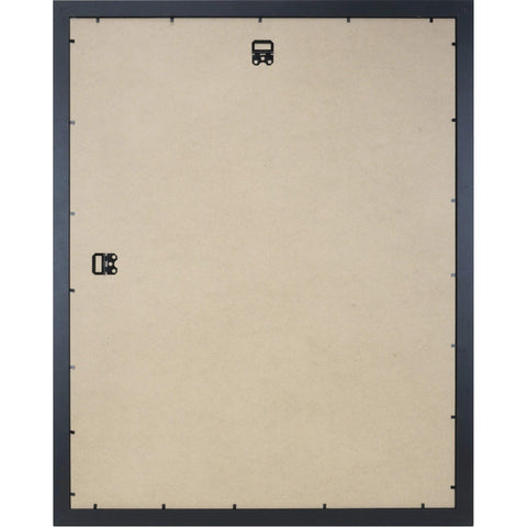 Lorell solid wood poster frame 22x28 hanging setup demonstrates vertical or horizontal mounting versatility