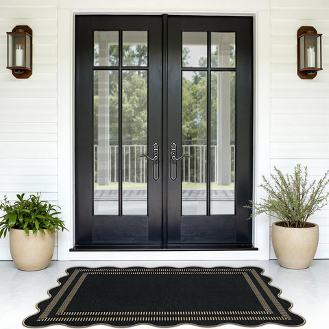 LORWER charcoal black color maintains a neutral farmhouse vibe.