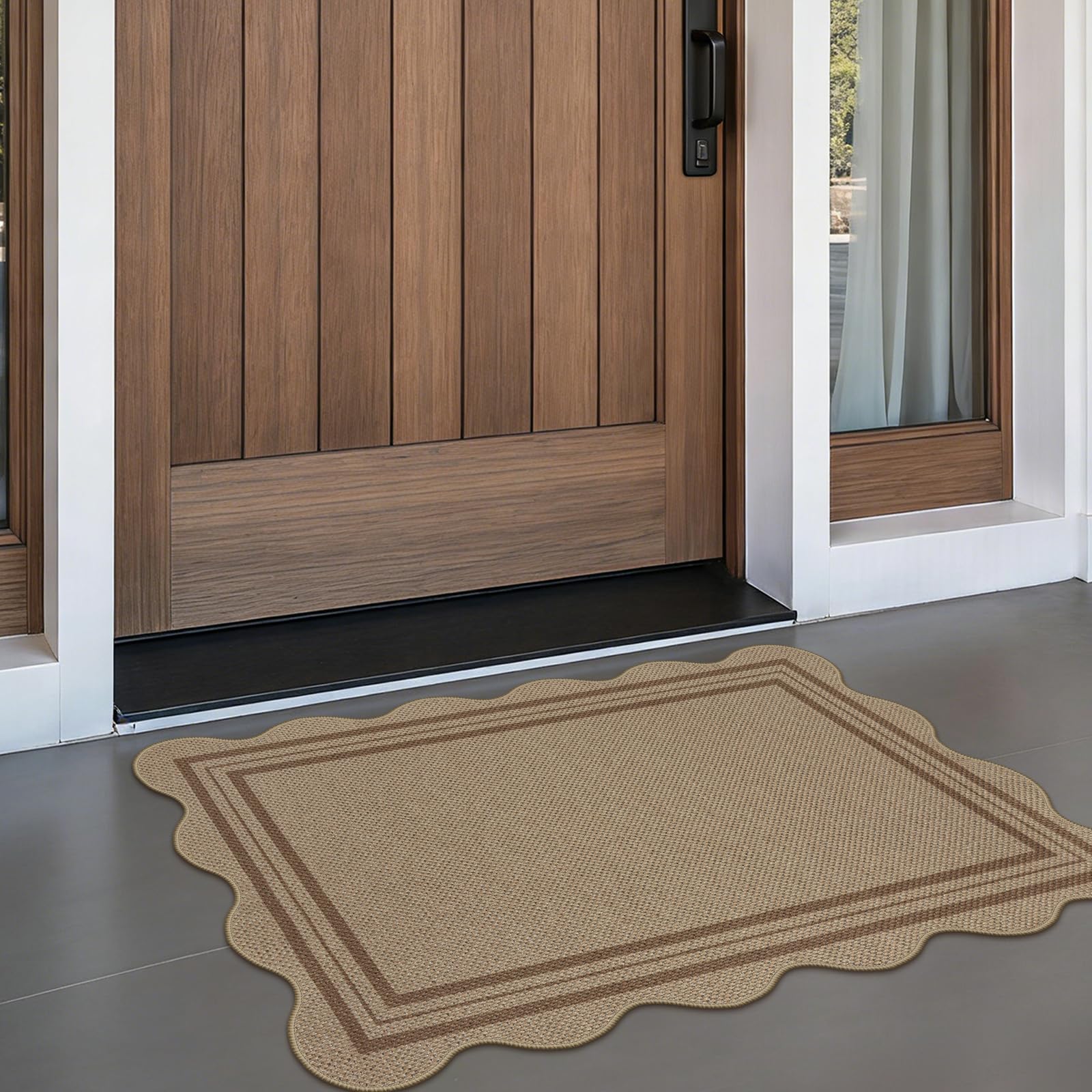 LORWER Wet-damp cleaning friendly rug designed for simple spot cleaning.