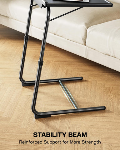 LORYERGO versatile setup for bed or sofa for eating, reading, or working.