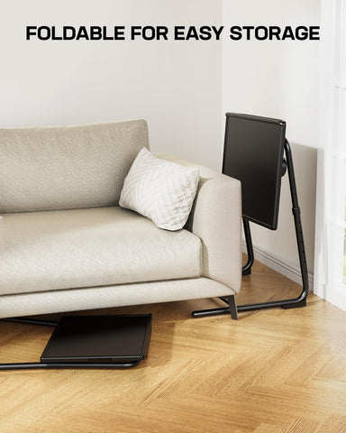 LORYERGO flat-fold design enables easy storage under bed or sofa.