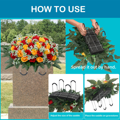 LOSFOTBO memorial-day cemetery decoration offers a respectful year-round tribute.