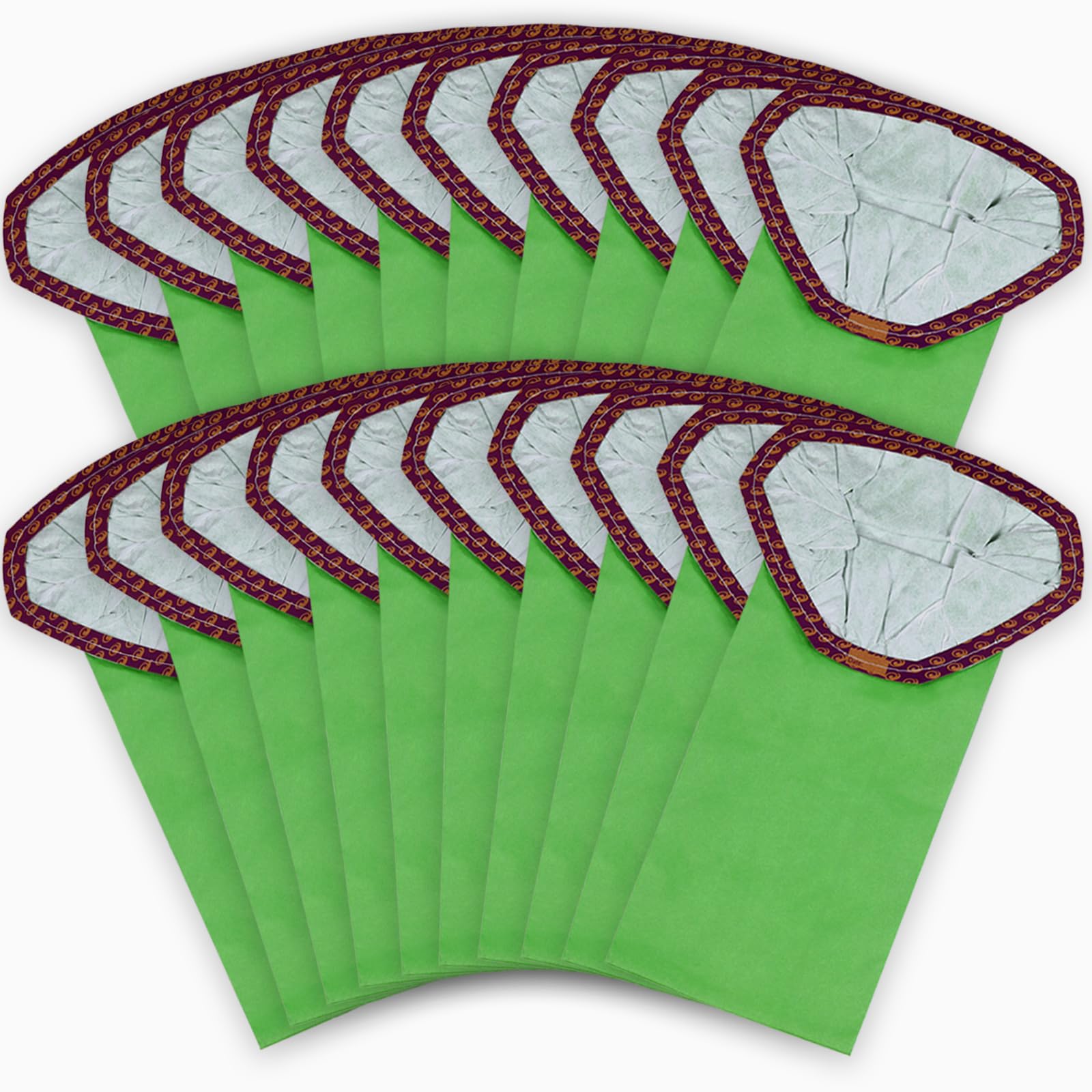 LOSKLENO 107313 vacuum bag for open triangular collar reduces leakage and fits ProTeam 10 Quart.
